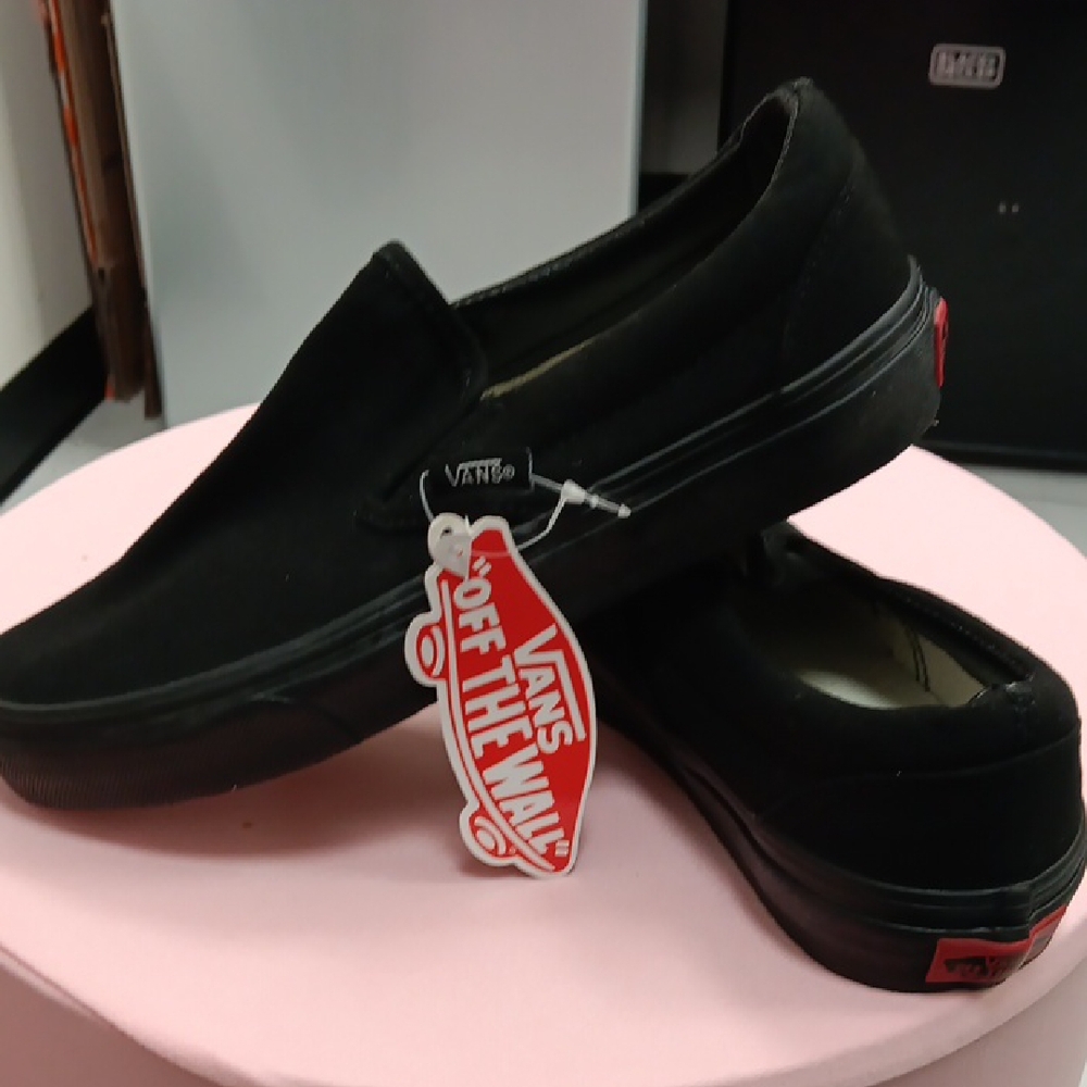 Vans Kids Black Slip-On - Picture 2 of 4